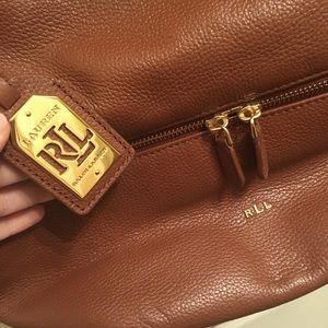 RALPH LAUREN Light Brown Shoulder Bag